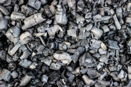 دانلود عکس بافت زغالی سیاه یا کربن زغال سنگ برای پس زمینه
