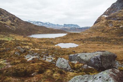 دانلود عکس کوه ها و مناظر نروژ در جزایر lofoten