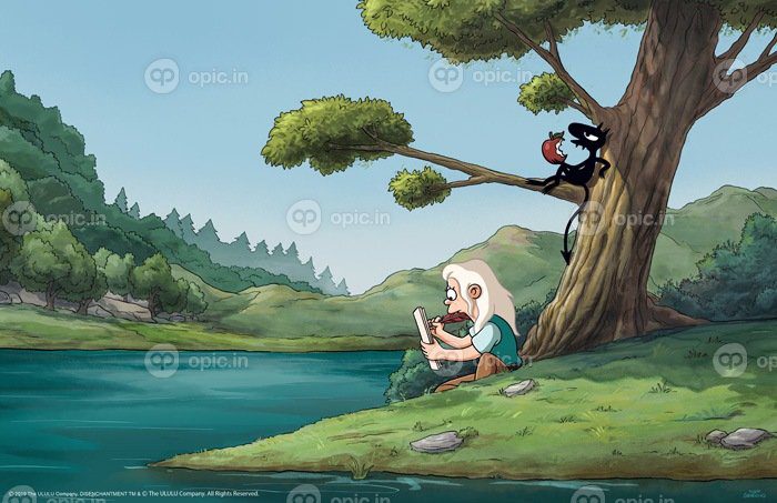 دانلود والپیپرهای Disenchantment سریال Netflix Bean Disenchantment Luci Disenchantment