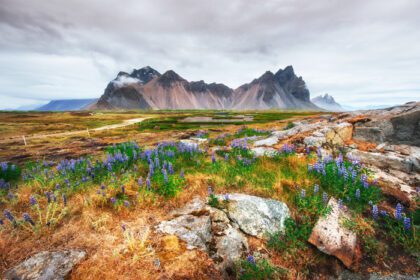 دانلود عکس مناظر زیبا از رودخانه و کوه ها در ایسلند