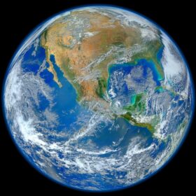 دانلود والپیپرهای زمین ابرهای فضایی بیابان دریای آمریکای شمالی