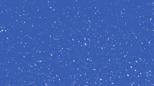 دانلود عکس ریزش ذرات دانه های برف در پس زمینه آبی سه بعدی