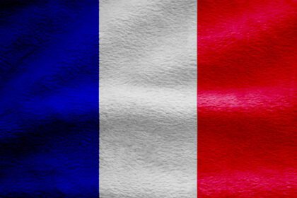 دانلود عکس پرچم فرانسه پارچه موج بافت پس زمینه تصویر سه بعدی