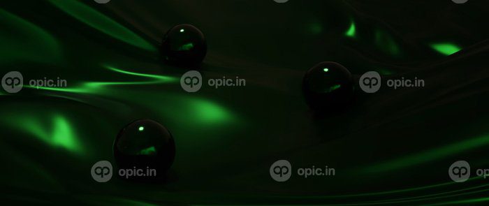 دانلود عکس توپ سبز و ابریشم