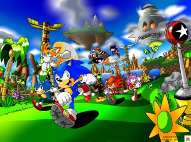 دانلود والپیپر Knuckles Metal Sonic Shadow the Hedgehog Sonic Sonic the Hedgehog