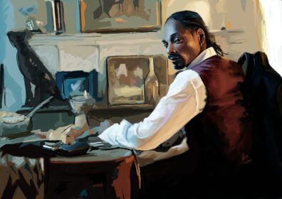 دانلود والپیپرهای مردانه نقاشی آثار هنری موسیقیدان اسنوپ داگ کالوین برادوس ART تصویر رنگی اسکرین شات مکالمه