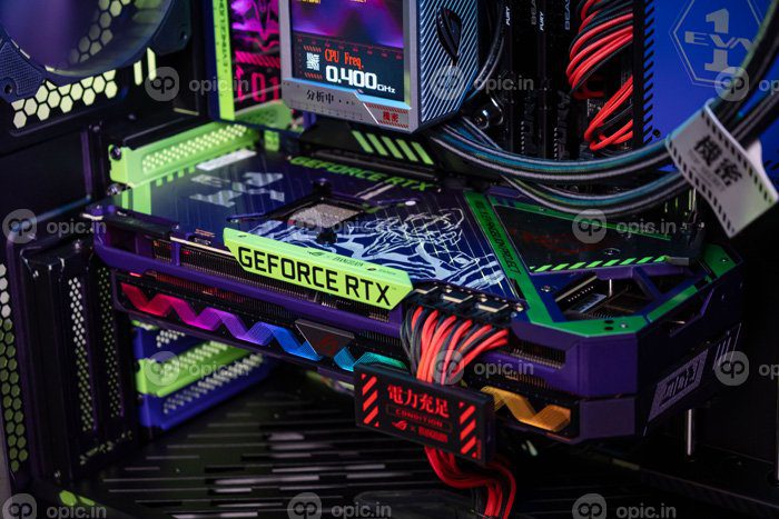 دانلود والپیپرهای جمهوری گیمرها ASUS برای کامپیوتر ساخت کیس های کامپیوتری Evangelion Unit کراس اوور خنک کننده با آب GPU