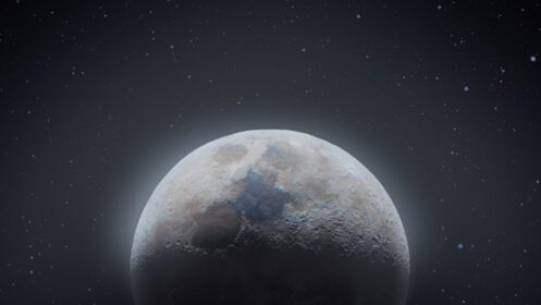 دانلود والپیپر فضا نجوم ماه