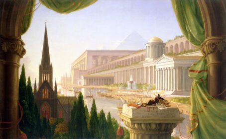 دانلود والپیپرهای رویای معمار توماس کول نقاشی هنر کلاسیک