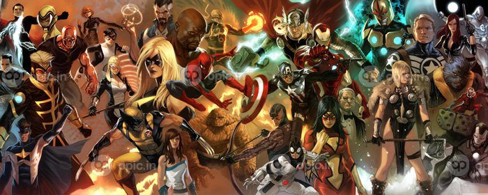 دانلود والپیپرهای Thor Wolverine Iron Man Captain America کمیک مرد عنکبوتی