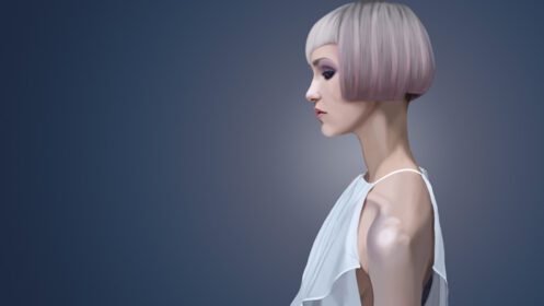 دانلود والپیپرهای زنانه تصویرسازی دیجیتال هنر نقاشی مدل