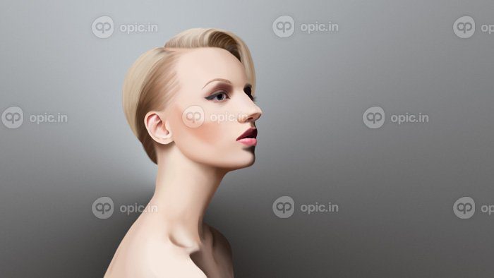 دانلود والپیپرهای مدل زنانه تصویرسازی هنر دیجیتال طراحی پرتره
