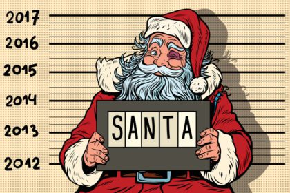 بابا نوئل جنایتکار در سال جدید دستگیر شد