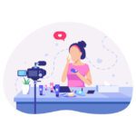 دانلود وکتور پنکیک دونات با ترکیب فست فود نوشیدنی