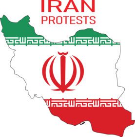 وکتور اعتراضات ایران نقشه ایران