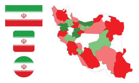 نقشه برداری و پرچم ایران