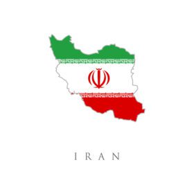 وکتور تصویر جدا شده با پرچم ملی ایران با