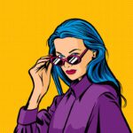 دانلود عکس از نزدیک شات تیزلی در پس زمینه تار آبی