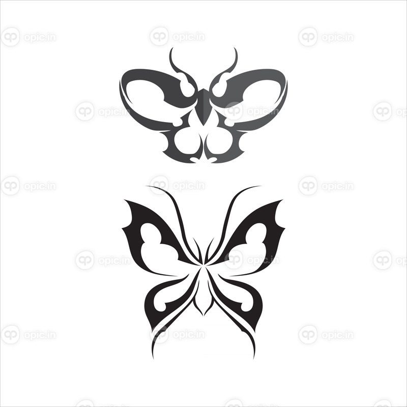 وکتور کلاسیک سیاه و سفید قبیله ای کلاسیک سیاه و سفید خال کوبی قومی آیکون وکتور طراحی آرم طراحی