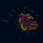 دانلود عکس انتزاعی اکریلیک پور مایع سطوح سنگ مرمر