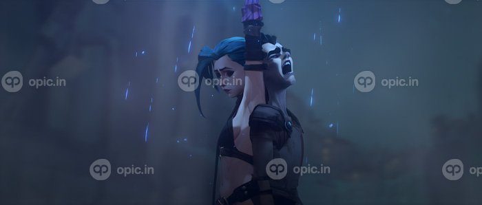 دانلود والپیپرهای مخفیانه سریال تلویزیونی نتفلیکس سریال League of Legends Jinx League of Legends