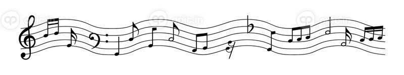 نت های موسیقی وکتور نماد مجموعه نت های موسیقی نماد نت های موسیقی موج