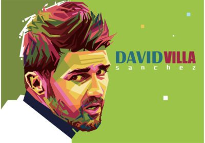 پوستر دیوید ویلا سانچز یک فوتبالیست حرفه ای اسپانیایی است که به عنوان مهاجم برای باشگاه فوتبال لیگ برتر نیویورک سیتی بازی می کند.