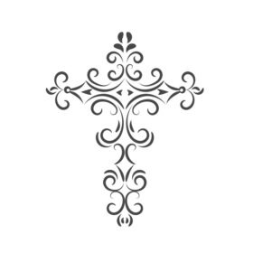 وکتور طرح صلیب مقدس برای طراحی تاتو