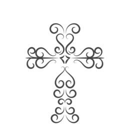 وکتور طرح صلیب مقدس برای طراحی تاتو