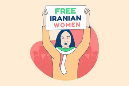 تصاویر پوستری زنان زیبای معترض ایرانی به صورت رایگان
