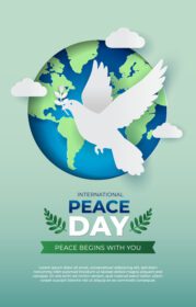پوستر قالب پوستر روز جهانی صلح