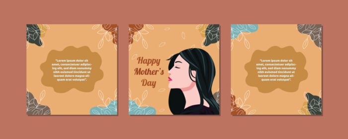 پوستر روز مادر طراحی پست های شبکه های اجتماعی