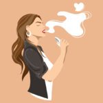 دانلود کارت ویزیت این یک قالب کارت ویزیت سیاه و سفید با مثلث آبی و خطوط آبی و سفید است.