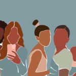 دانلود وکتور پوستر فروش تابستانی پس زمینه طبیعی با برگ خرما گرمسیری