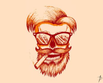 دانلود والپیپرهای نقاشی چهره تصویر عینک کارتونی جمجمه بینی ریش سر طرح دست اندام بدن انسان