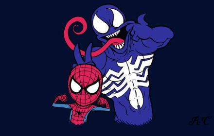دانلود والپیپرهای تصویری کارتون Marvel Comics Spider Man Venom